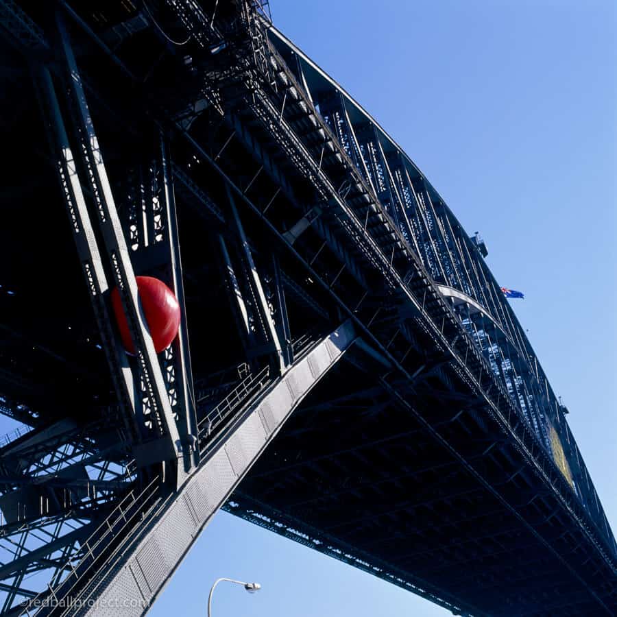 RedBall on Sydney Harbor Bridge